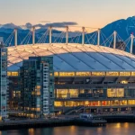BC Place à Vancouver, stade hôte de la Coupe du Monde FIFA 2026