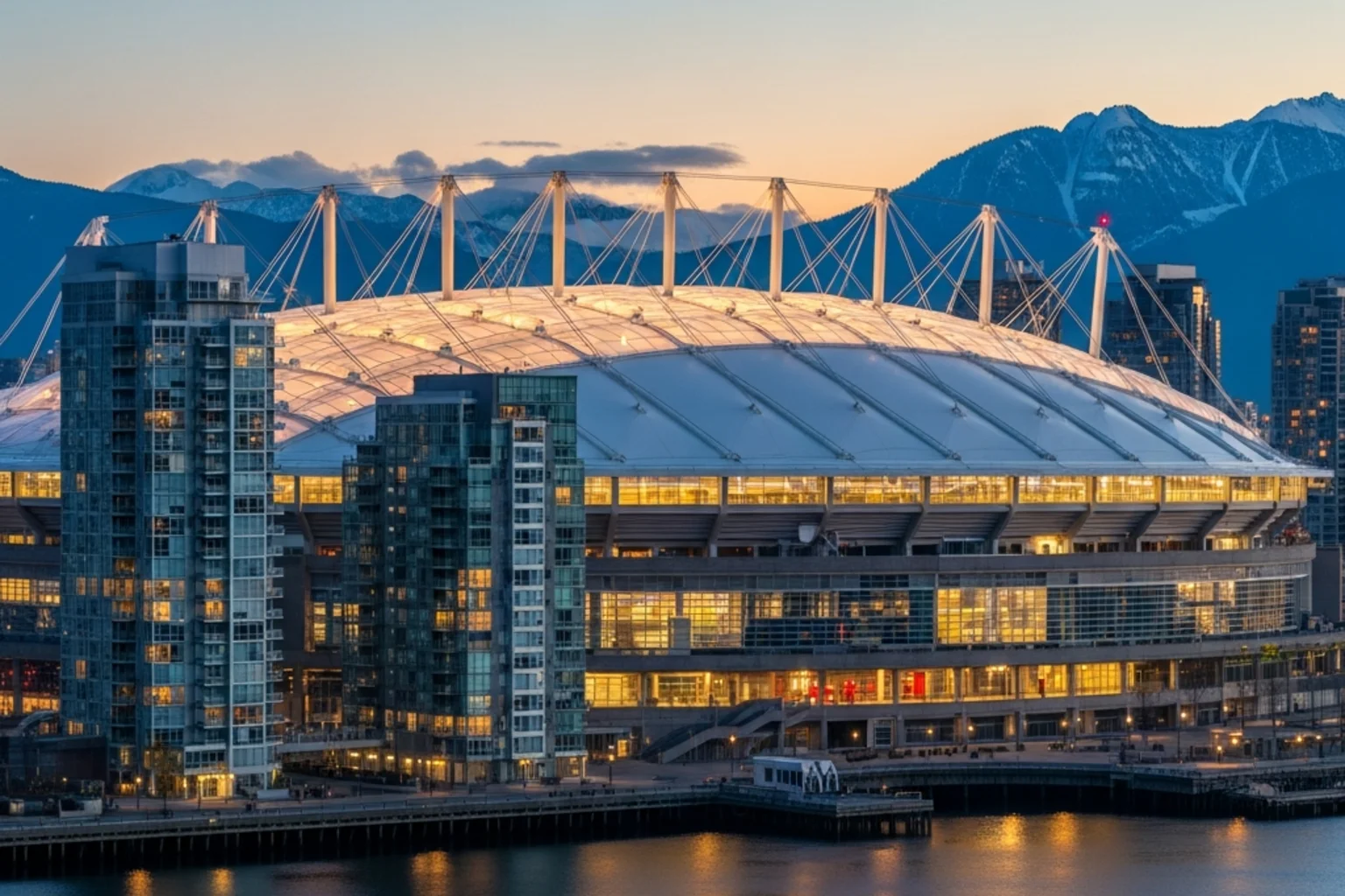 BC Place à Vancouver, stade hôte de la Coupe du Monde FIFA 2026