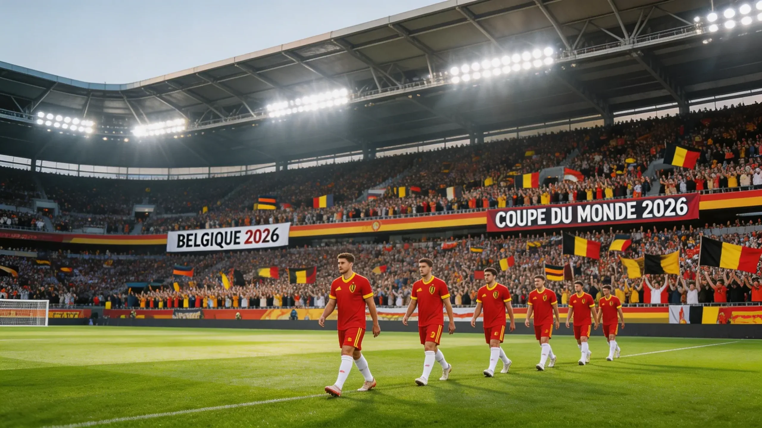 Les Diables Rouges équipe de Belgique au Mondial FIFA 2026