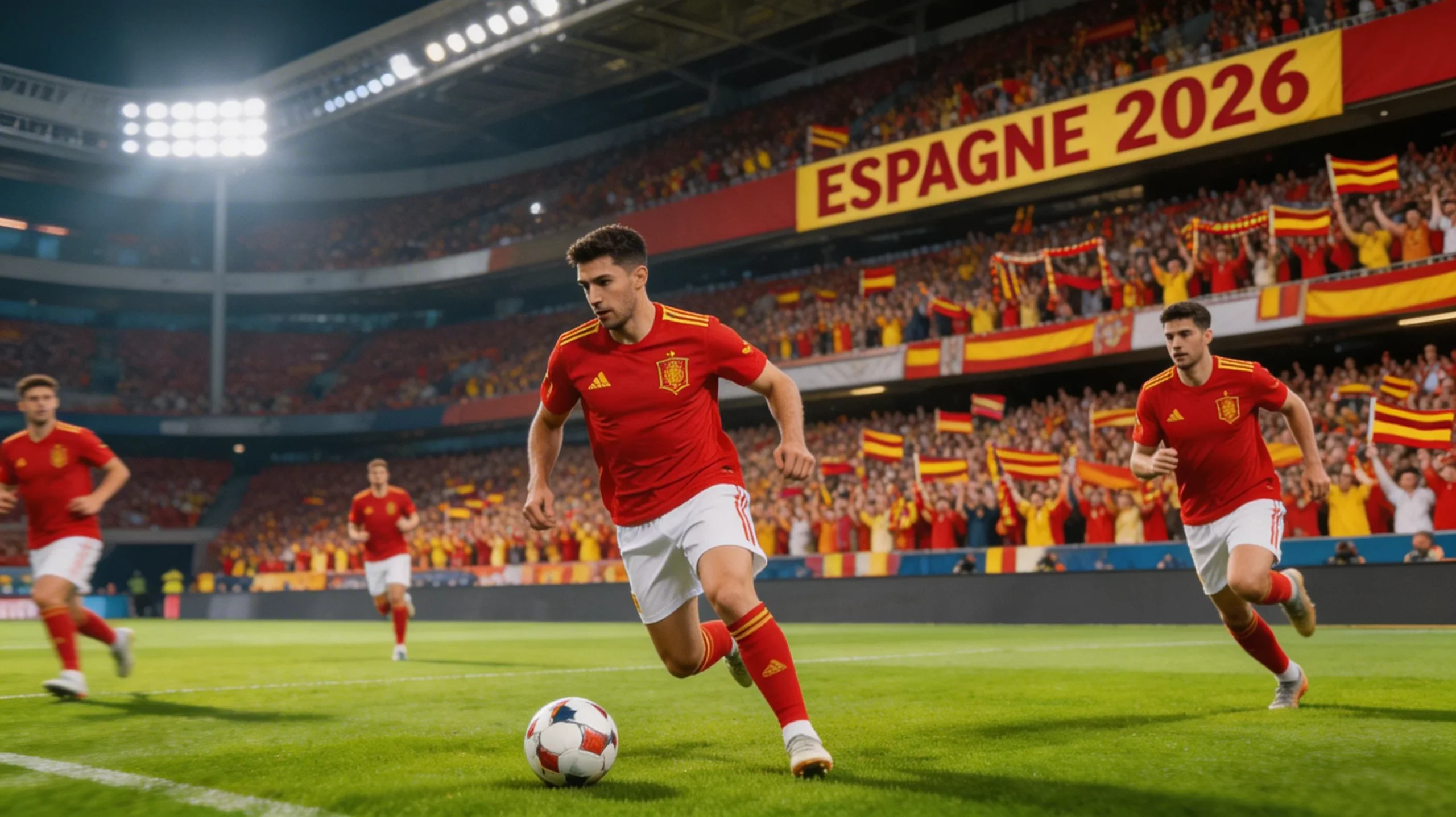 L'équipe d'Espagne La Roja au Mondial FIFA 2026