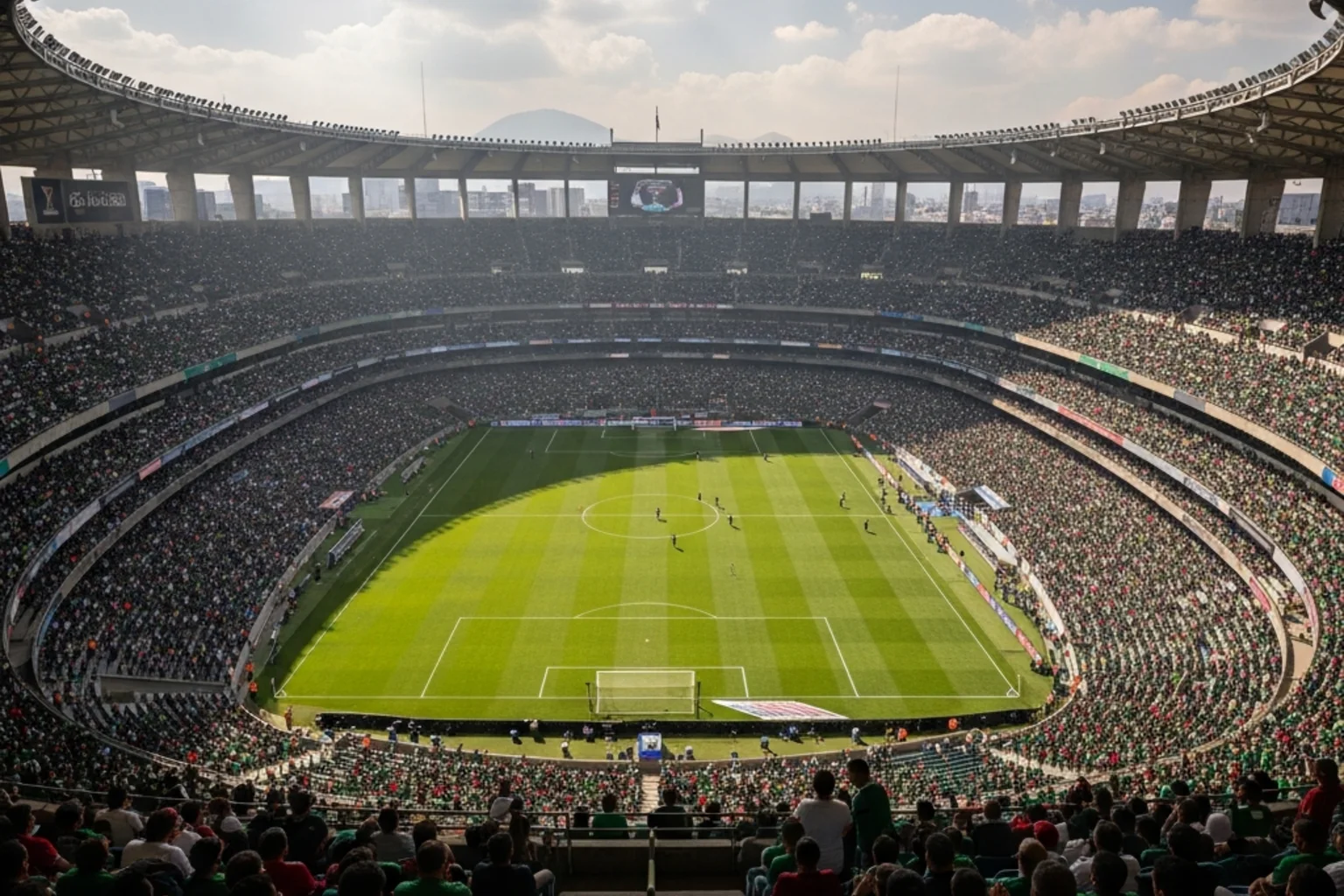 Estadio Azteca à Mexico, stade du match d'ouverture de la Coupe du Monde 2026