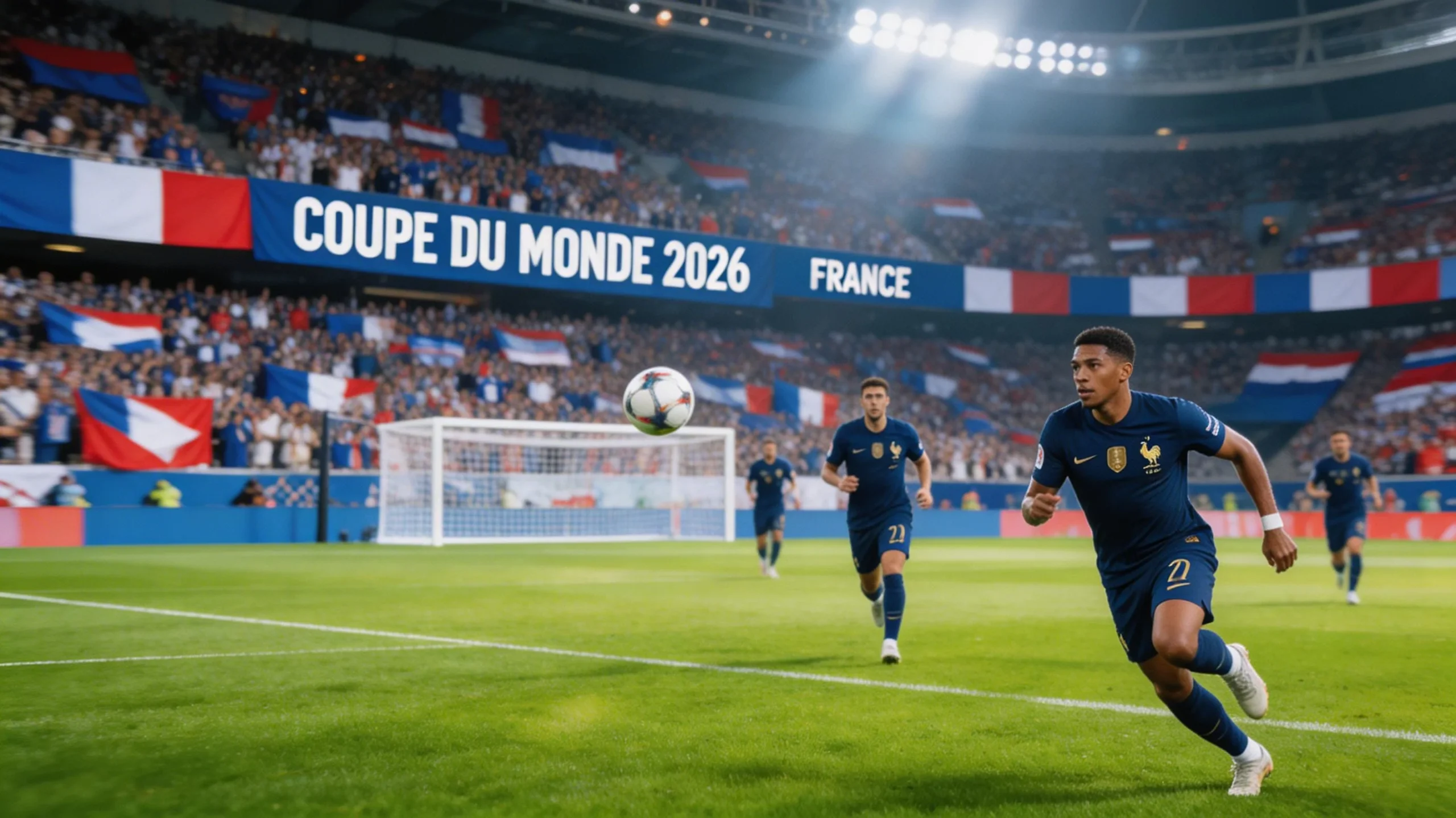 L'équipe de France les Bleus en action au Mondial FIFA 2026